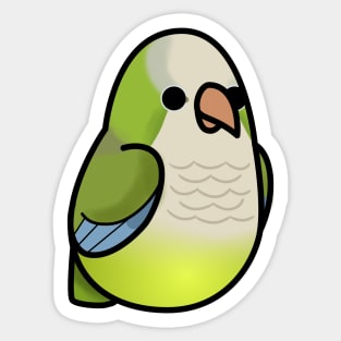 Too Many Birds!™ Quaker Parrot Sticker